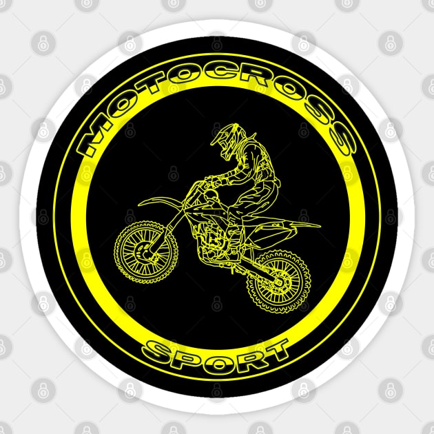 Motocross sport 2 Sticker by DymSportswear